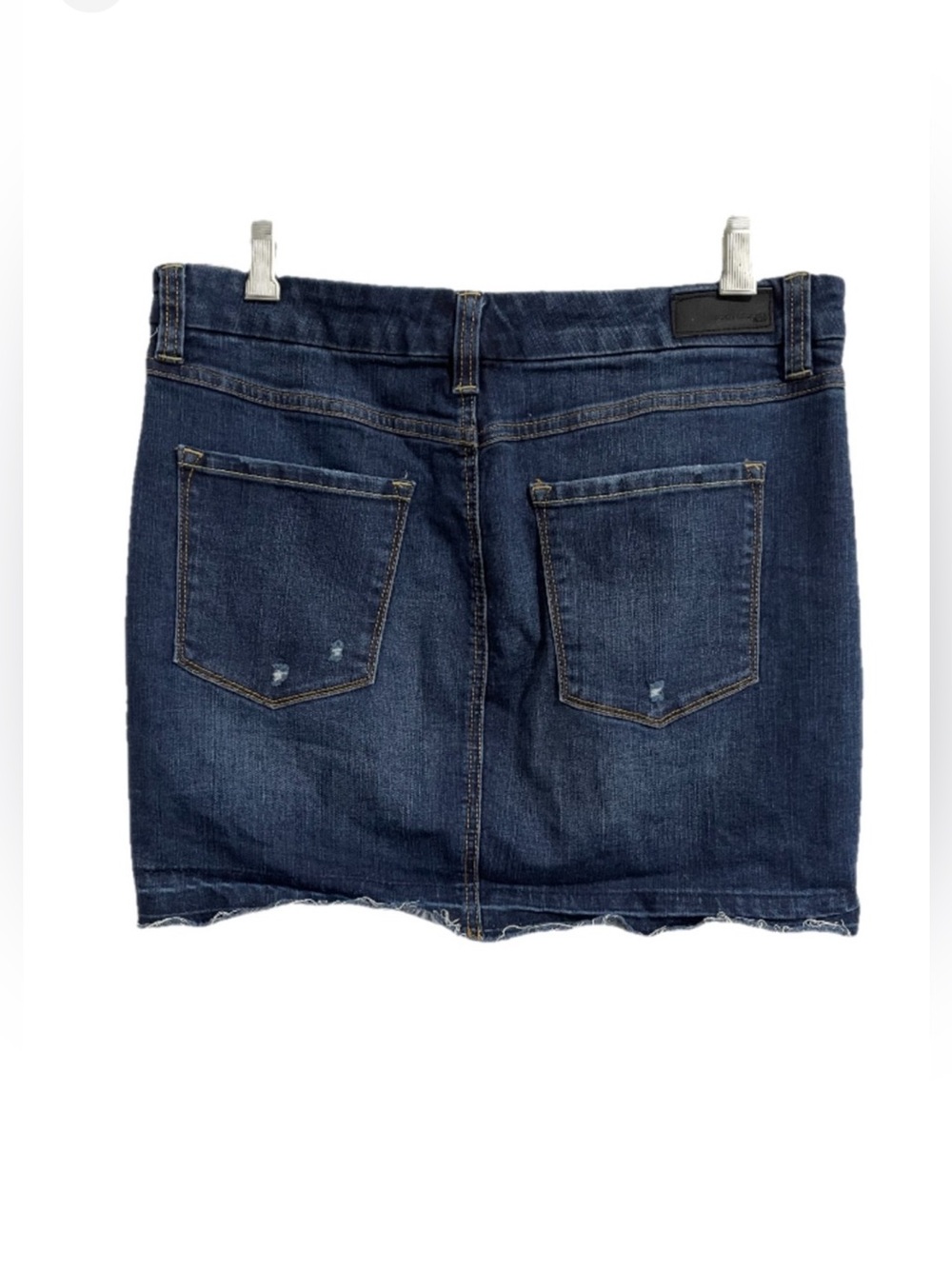 Dark Indigo Denim Mini Skirt - Casual Everyday